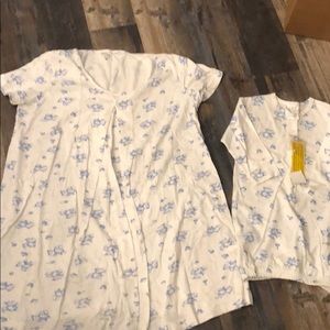 Nursing Gown with matching gown/sleeper